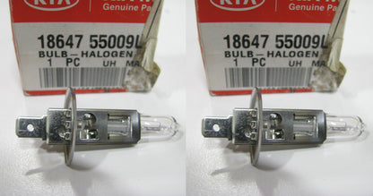 (2) NEW GENUINE Headlight Head Lamp Bulbs OEM For Kia 1864755009L - PAIR