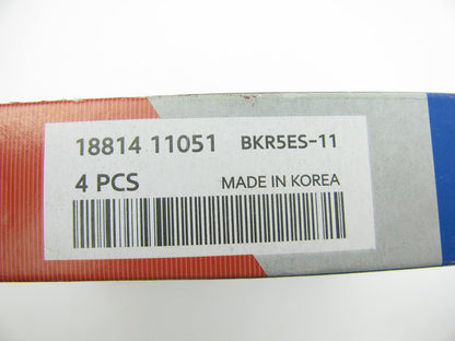 4 PCS - NEW Genuine OEM For Kia Spark Plugs # 1881411051 NGK BKR5ES11
