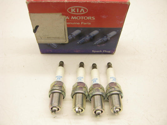 (4) Brand New Genuine Spark Plugs OEM For 2003-2005 KIA Rio NGK BKR6ES-11