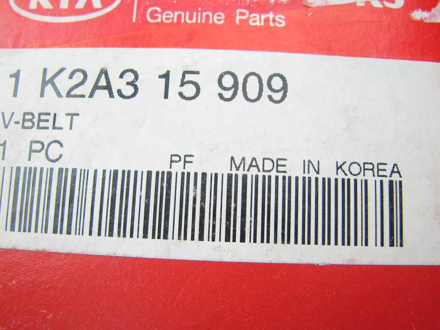 New OEM Serpentine A/C Power Steering Drive Belt For 1994-01 Sephia 1K2A315909