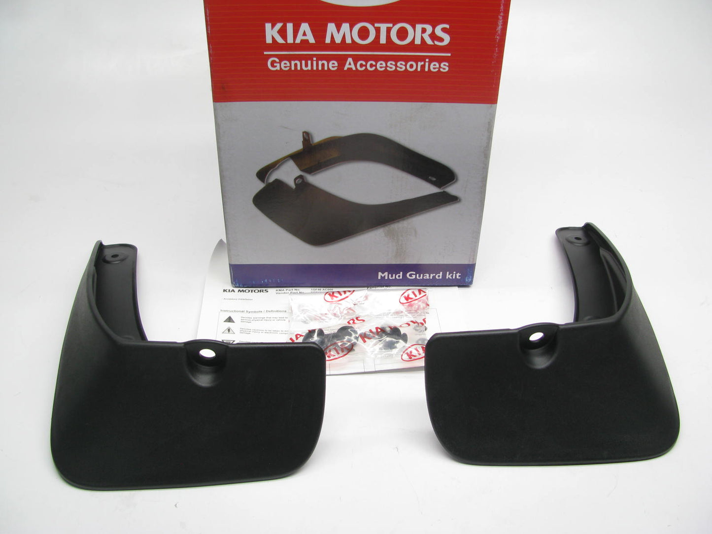NEW - OEM 1GF46AC000 Rear Splash Mud Guards Genuine OEM For 2010-2011 Kia Rio