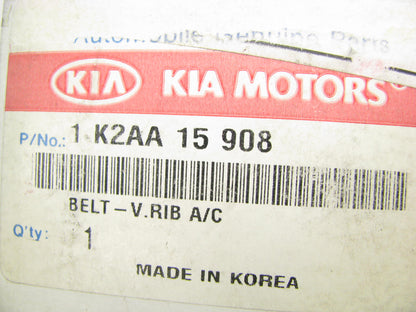 NEW - OEM 1K2AA15908 Engine Serpentine Belt For 1997-2001 Kia Sephia 1.8L