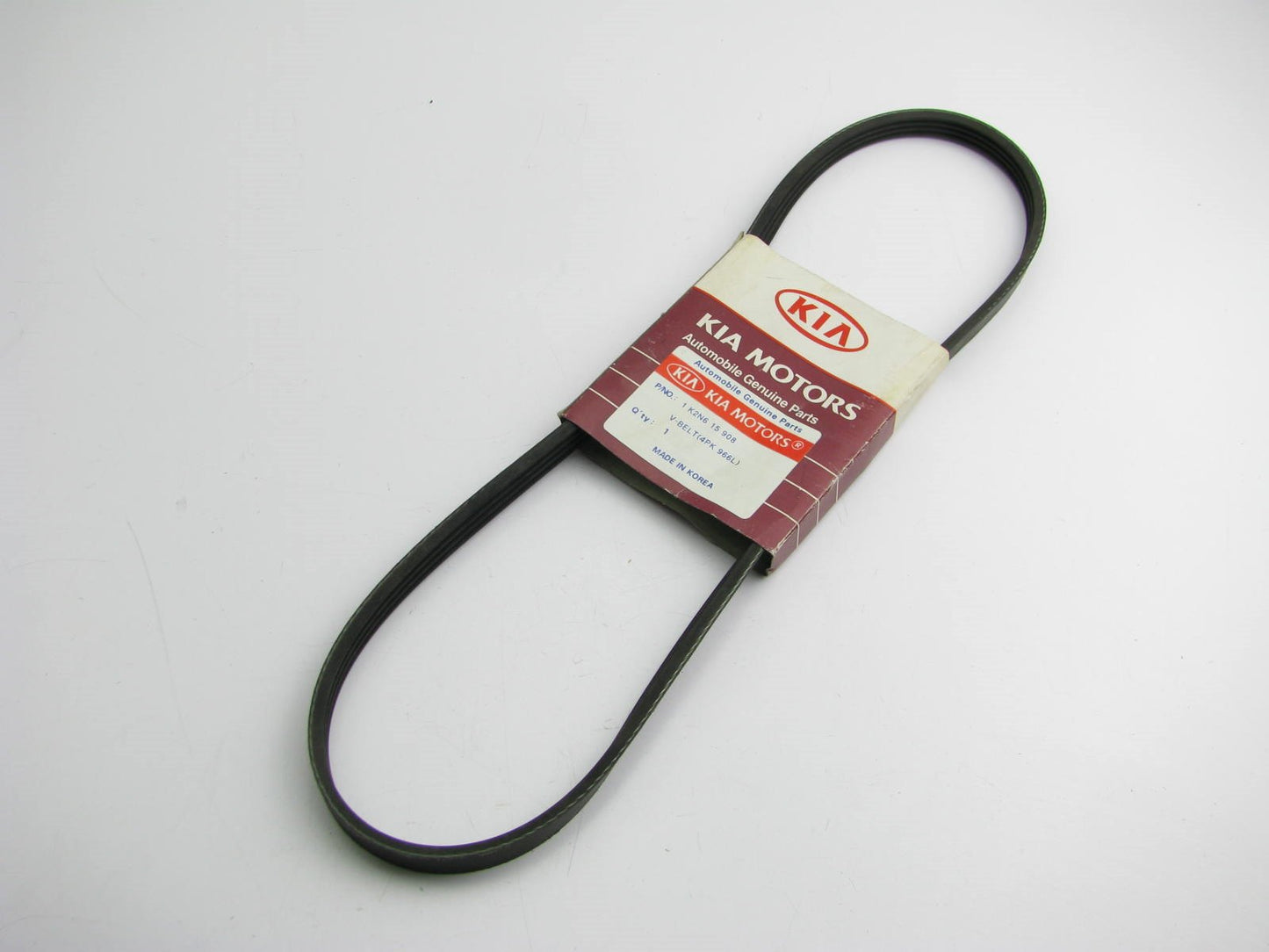 NEW GENUINE Power Steering & A/C Accessory Drive Belt OEM For 2001-2005 Kia Rio