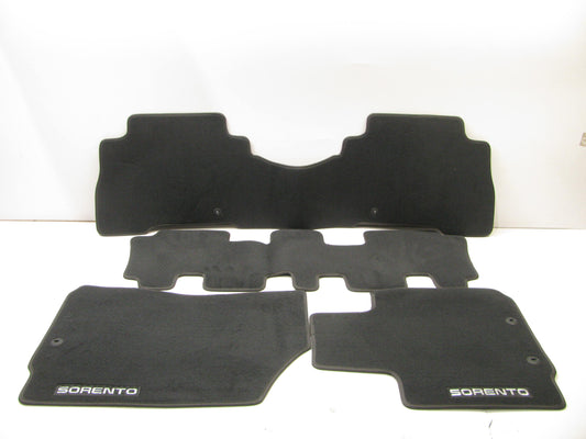 NEW - OEM 1UF14AB810 5-PC Black Floor Mat Set For 2014-2015 Kia Sorento