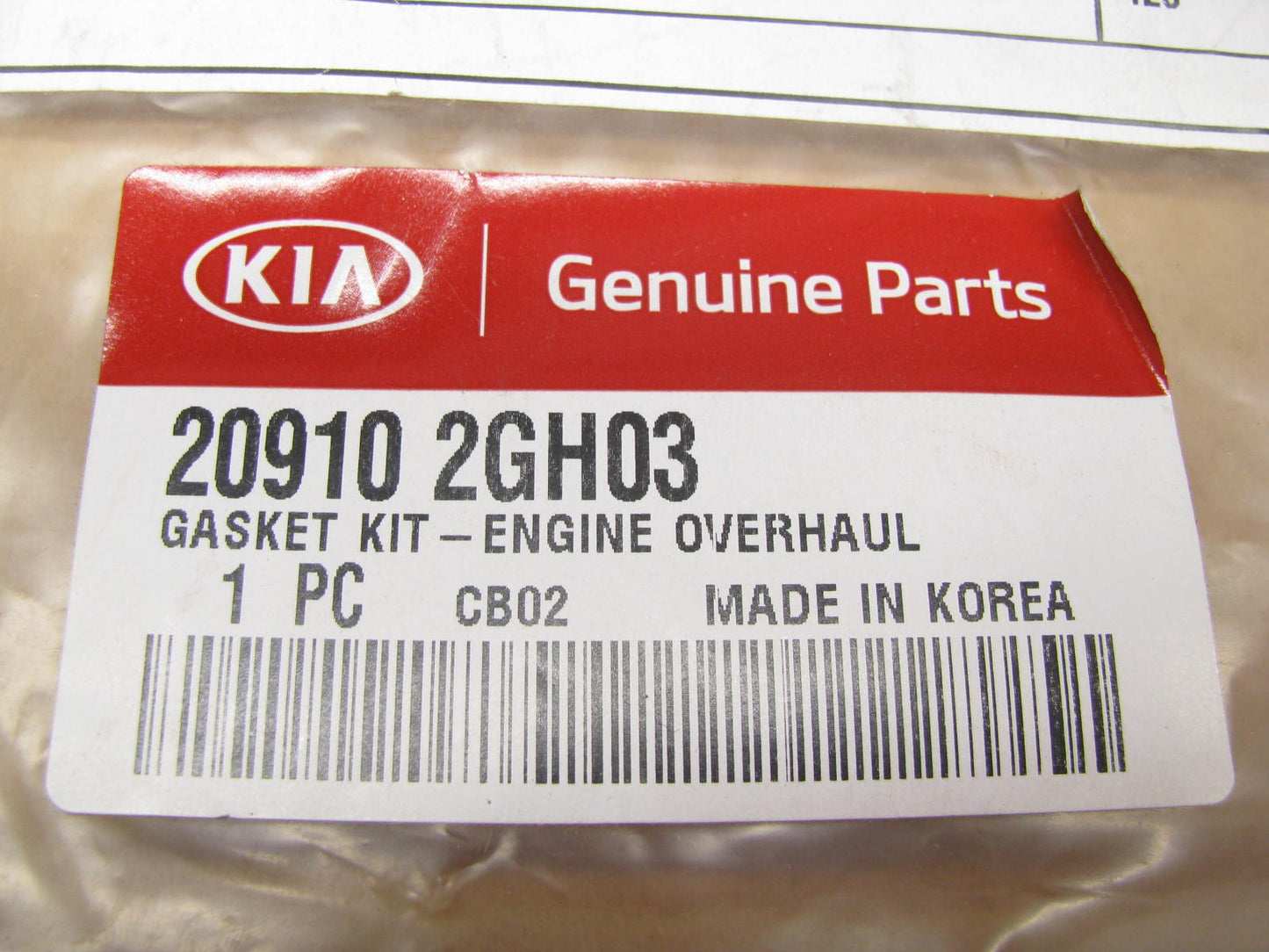 NEW GENUINE Engine Full Gasket Kit OEM For 2011-13 Kia Optima 2.4L 20910-2GH03