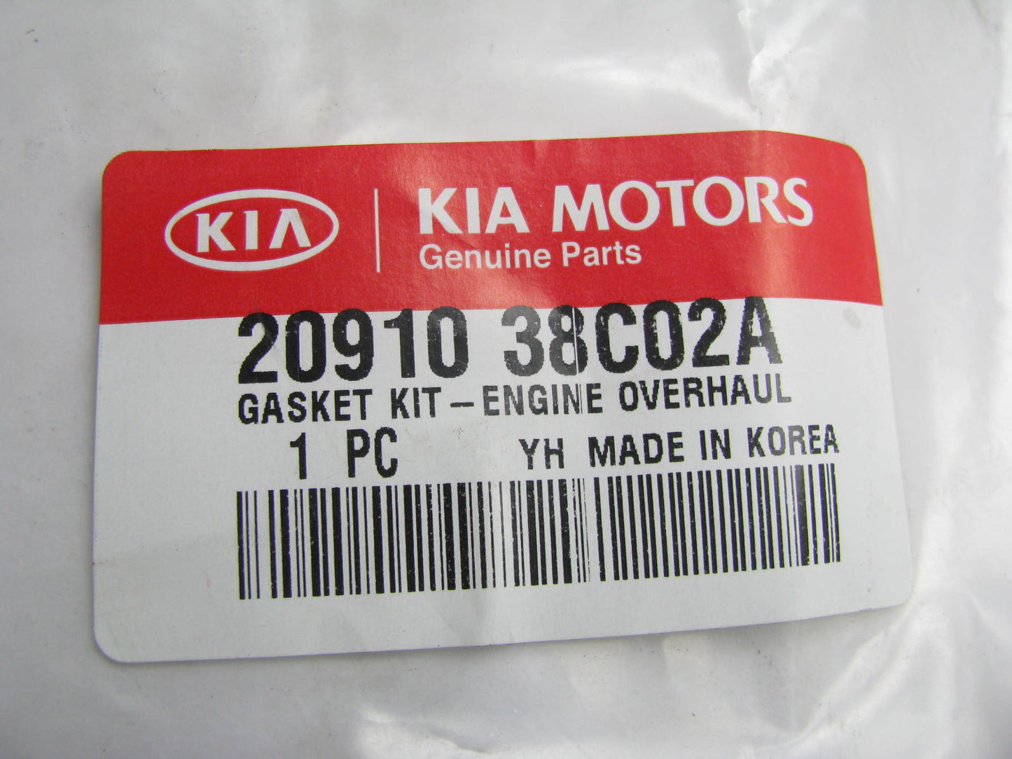 Engine Overhaul Engine Rebuild Gasket Set OEM For 01-06 Optima 2.4L 2091038C02A