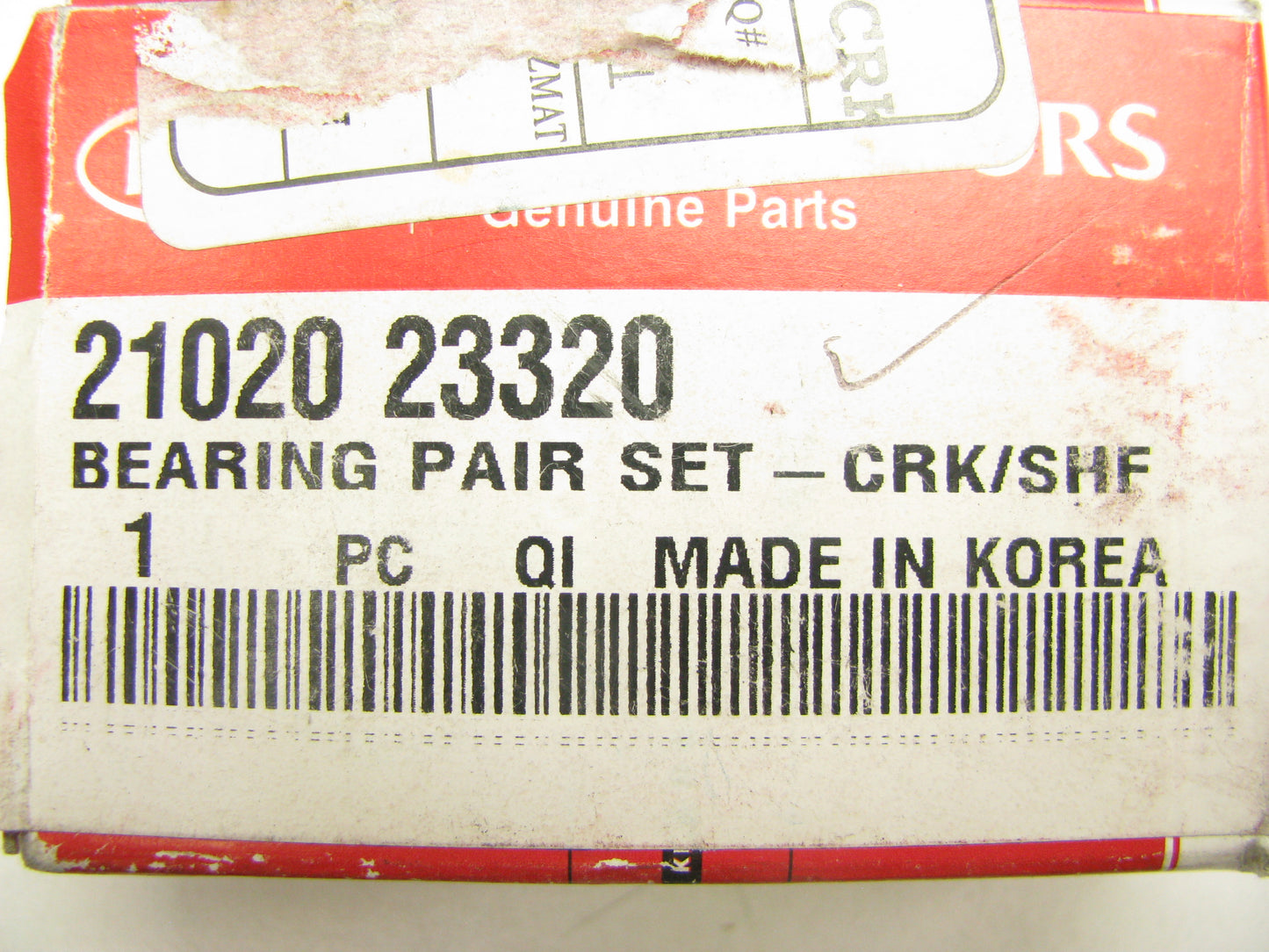 NEW - OEM 21020-23320 Engine Crankshaft Main Bearing BLUE For 2004-2010 Kia 2.0L
