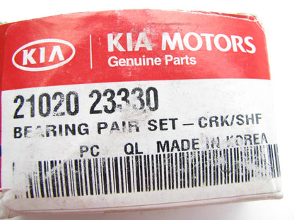 NEW GENUINE OEM Engine Crankshaft Main Bearing PAIR Standard For 04-09 Kia 2.0L