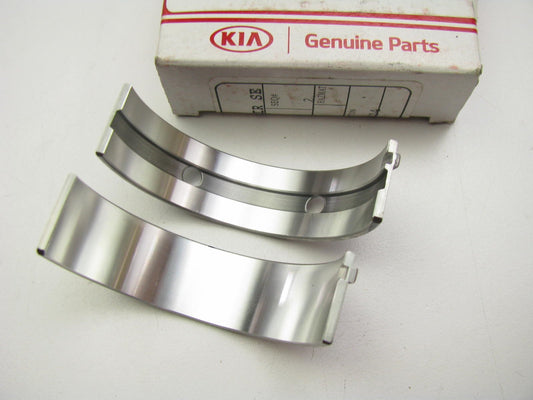 NEW GENUINE Engine Crankshaft Main Bearings PAIR OEM For Kia 210202E000