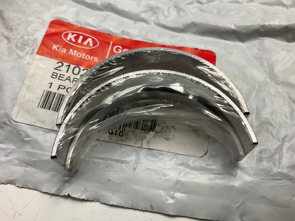 NEW Main Crankshaft Bearing Pair STD-B (BLACK) Size OEM For Kia 210202E010