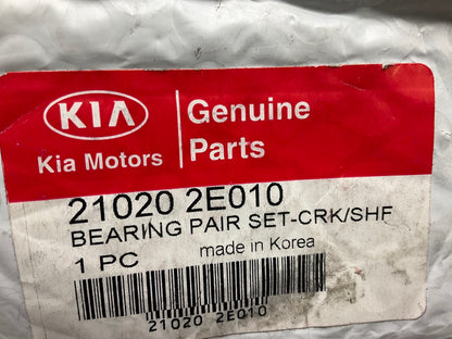 NEW Main Crankshaft Bearing Pair STD-B (BLACK) Size OEM For Kia 210202E010