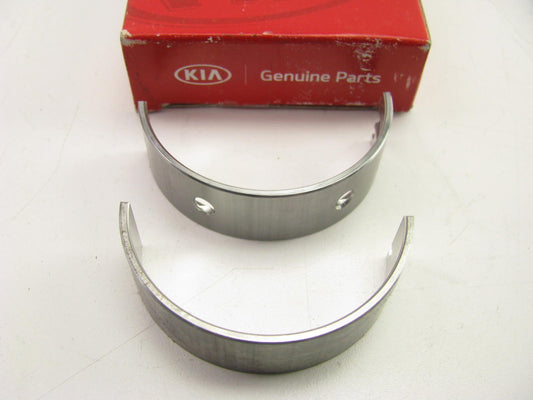 New Genuine Engine Crankshaft Bearing Pair STD Size OEM For Kia 210202E020