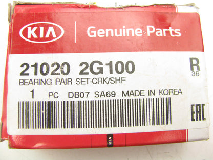 NEW - OEM 210202G100 Engine Main Bearing BLUE For 2007-2017 Kia 2.0L 2.4L-L4