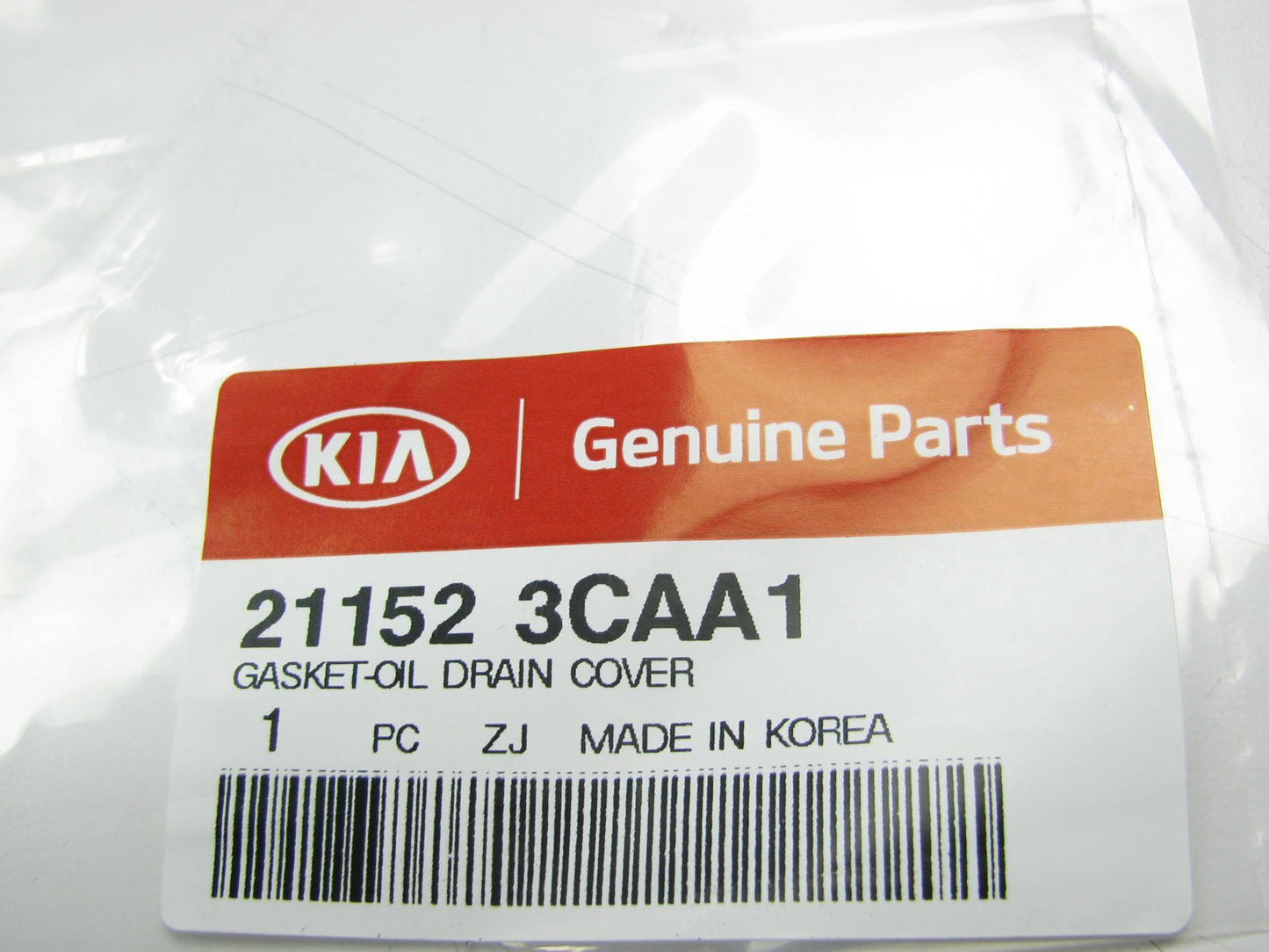 Engine Block Oil Drain Cover Gasket OEM For Kia 3.3L V6  211523CAA1