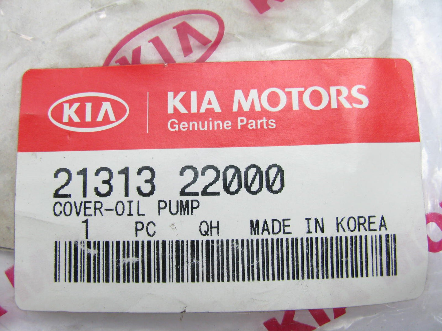NEW - OEM 2131322000 Engine Oil Pump Cover Plate For 2006-11 Kia Rio
