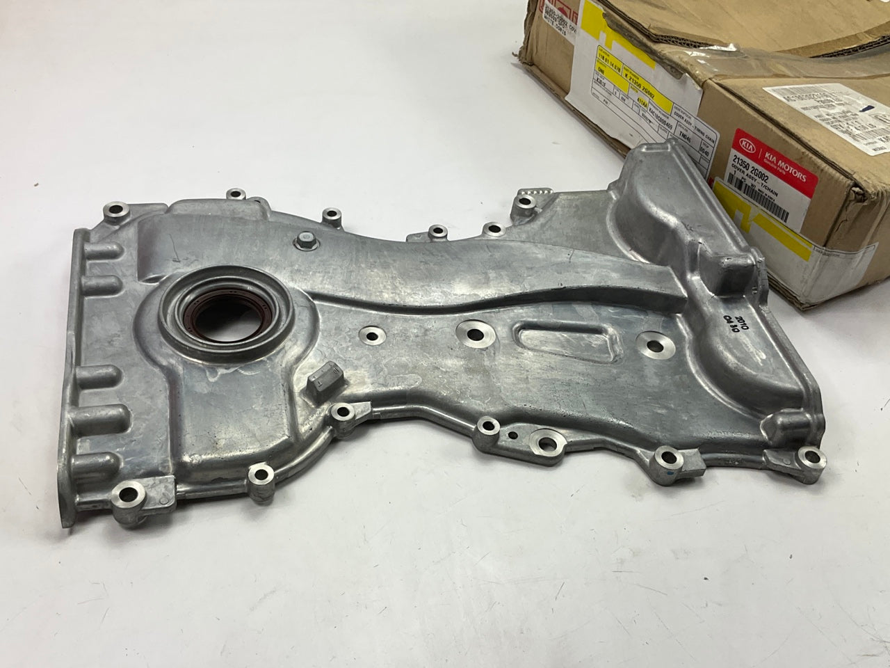NEW - OEM 213502G002 Engine Timing Cover For 2008-2013 Kia 2.0L 2.4L-L4
