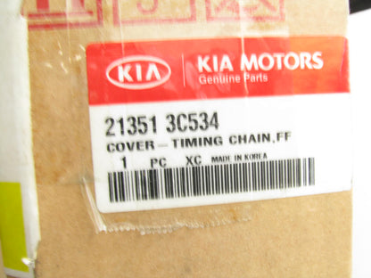 New OEM Timing Chain Cover 213513C534 Genuine For KIA