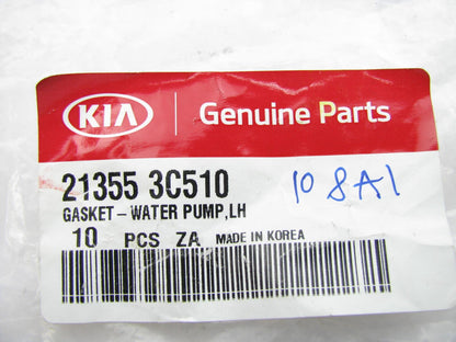New Genuine Left Side Engine Water Pump Gasket OEM For Kia V6 ONLY 213553C510