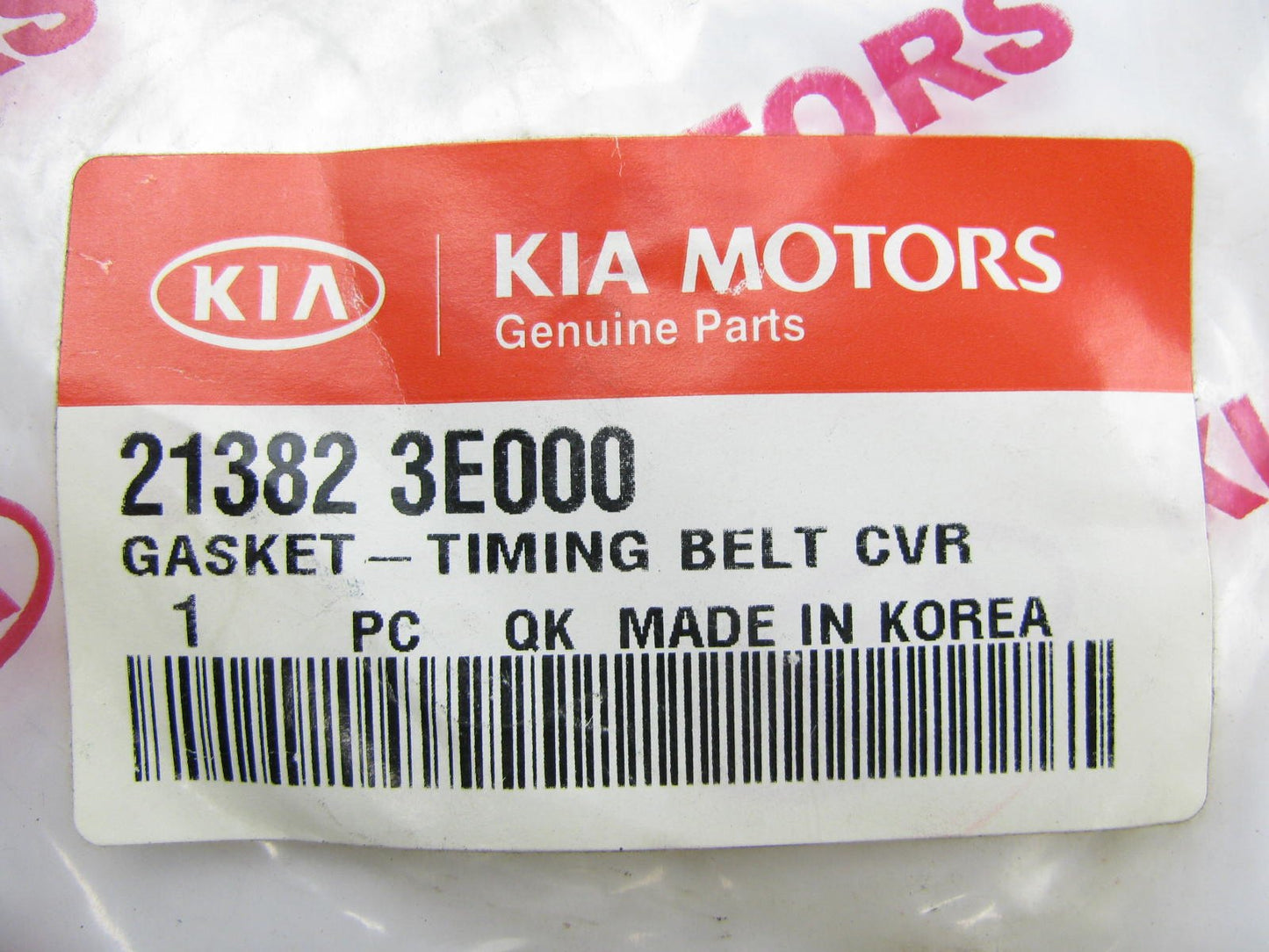 NEW - OEM Right Inner Timing Belt Cover Gasket For 2006-11 Kia 2.7L 213823E000