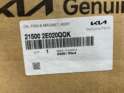 NEW GENUINE Engine Oil Pan OEM For Kia 215002E020QQK