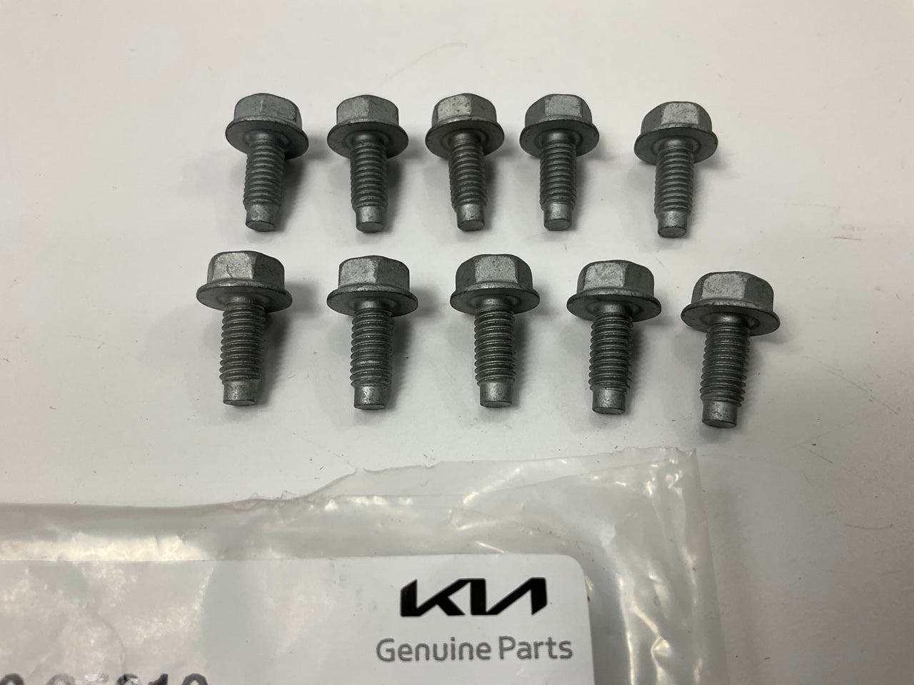 (10) NEW Engine Oil Pan Bolts 10mm OEM For Kia 2151635010