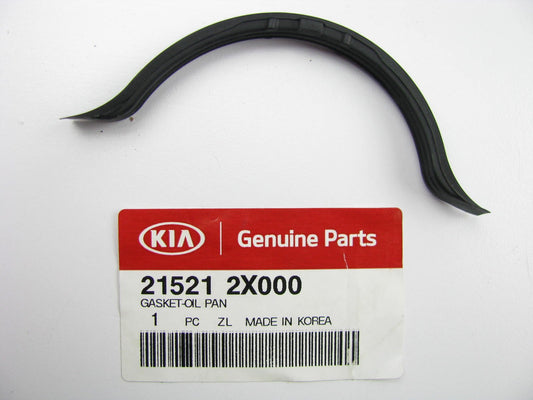 NEW Front Engine Crankshaft Seal Retainer Oil Pan Gasket OEM For Kia 215212X000