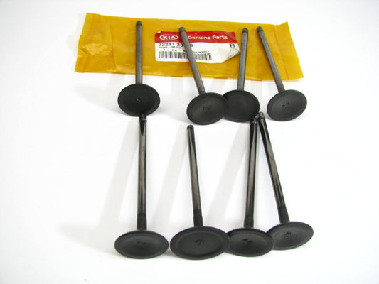 (8) NEW - OEM 2221123600 Engine Intake Valves For 2001-2012 Kia 1.8L 2.0L-L4