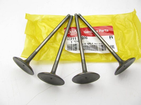 (4) NEW - OEM 222112G000 Engine Intake Valves For 2009-2022 Kia 2.0L 2.4L