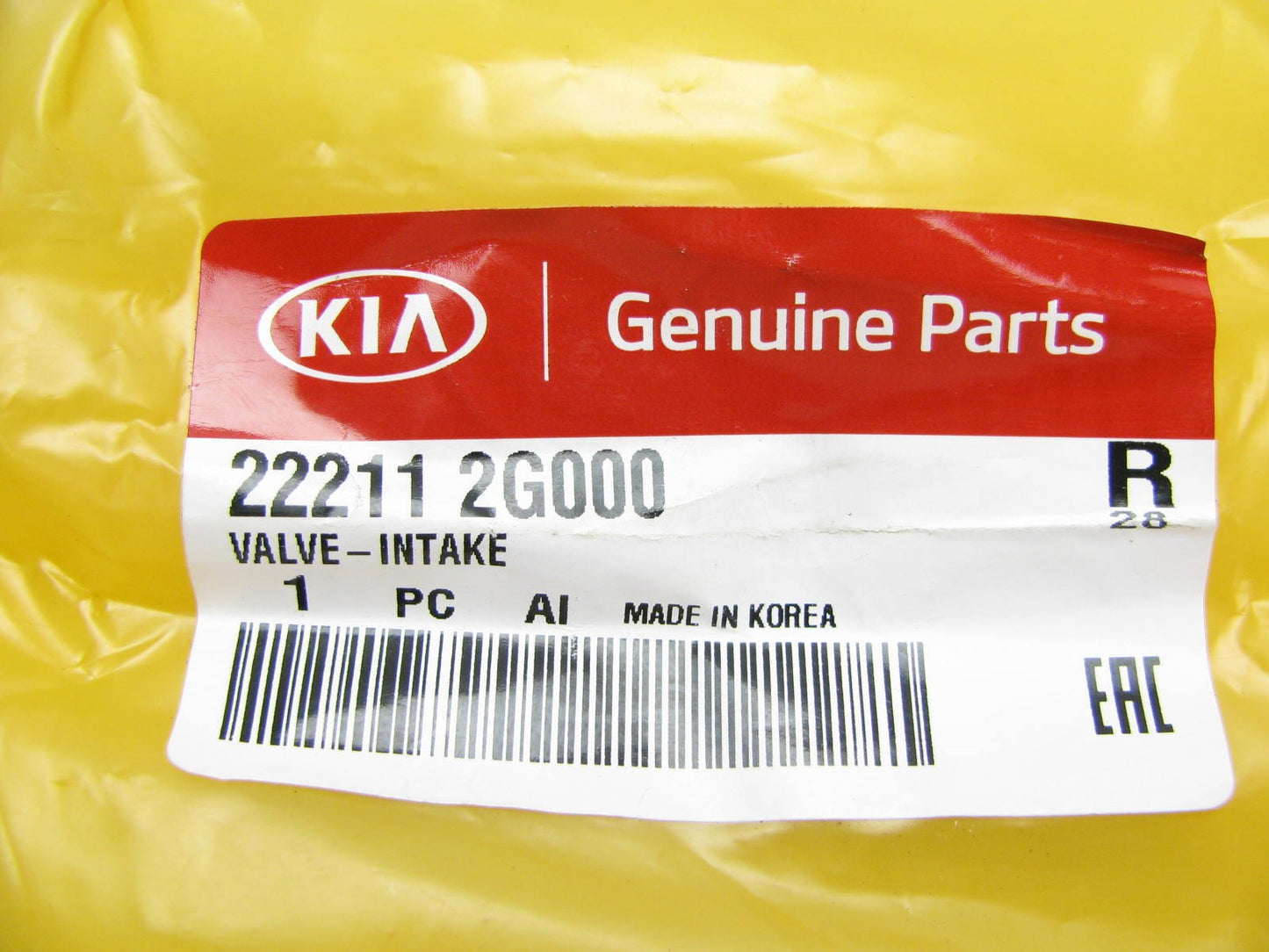 OEM Engine Intake Valve 222112G000  For 08-15 Sonata, 09-15 Optima