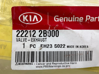 (8) NEW GENUINE Engine Exhaust Valves OEM For Kia 222122B000