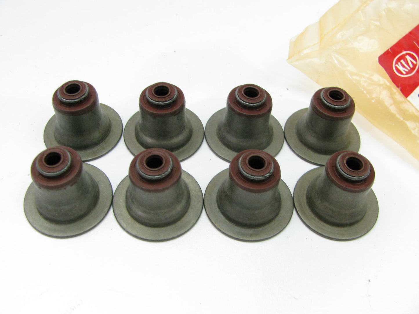 (8) NEW GENUINE Engine Valve Stem Seals OEM FOR KIA 222243CAB0