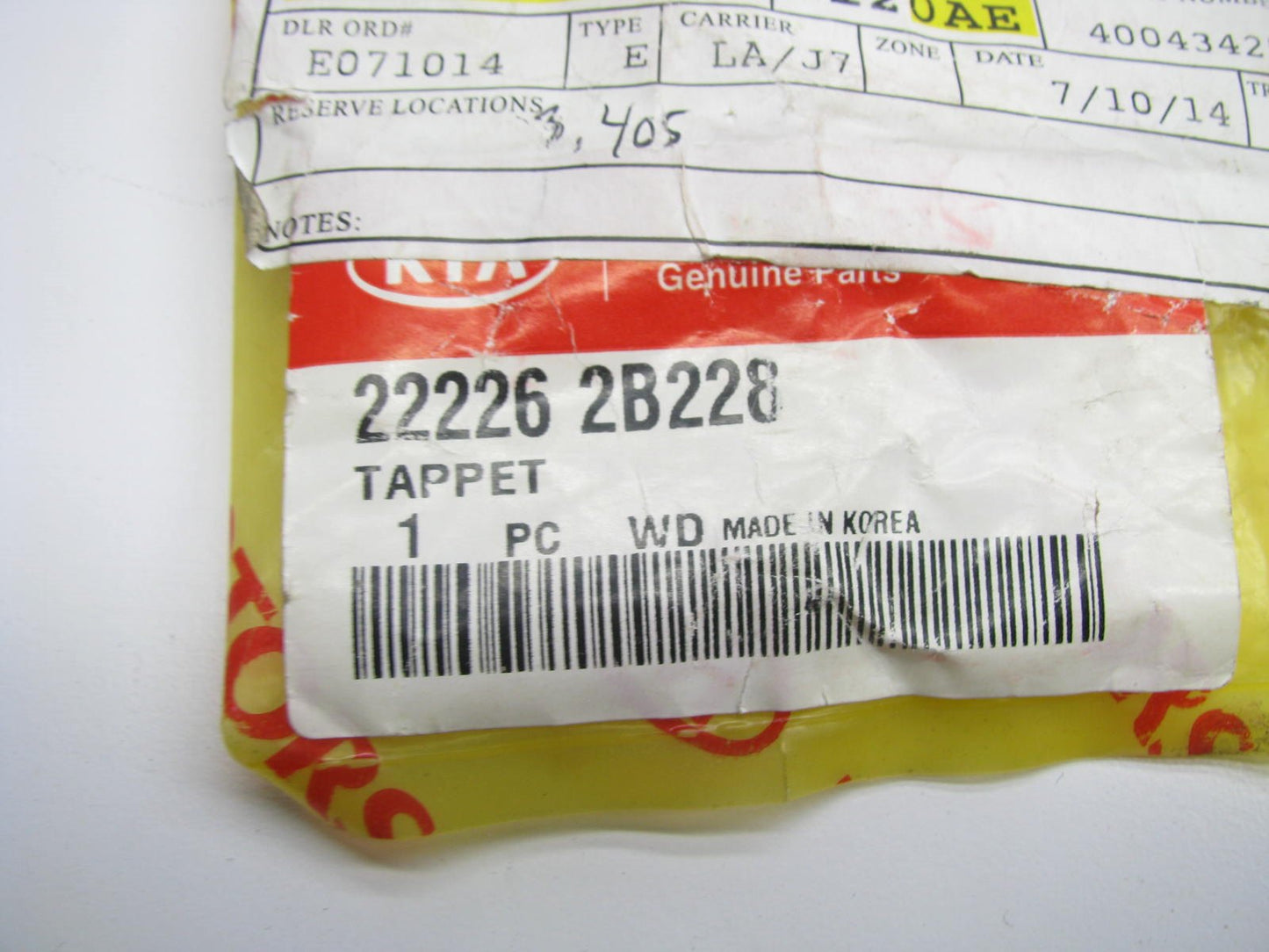 New Genuine Engine Camshaft Follower Valve Lifter Tappet 3.405mm OEM For Kia