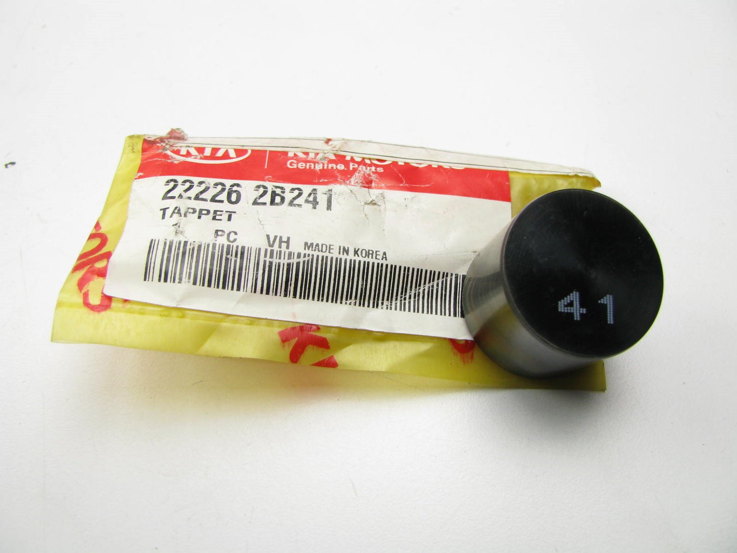 NEW - OEM 222262B241 Engine Camshaft Follower Lifter Tappet 3.600mm 1.6L For Kia