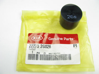NEW GENUINE Engine Camshaft Follower Valve Lifter Tappet OEM For Kia 222262G026