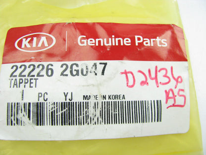 NEW GENUINE Engine Camshaft Follower OEM For Kia 222262G047 T=3.69mm
