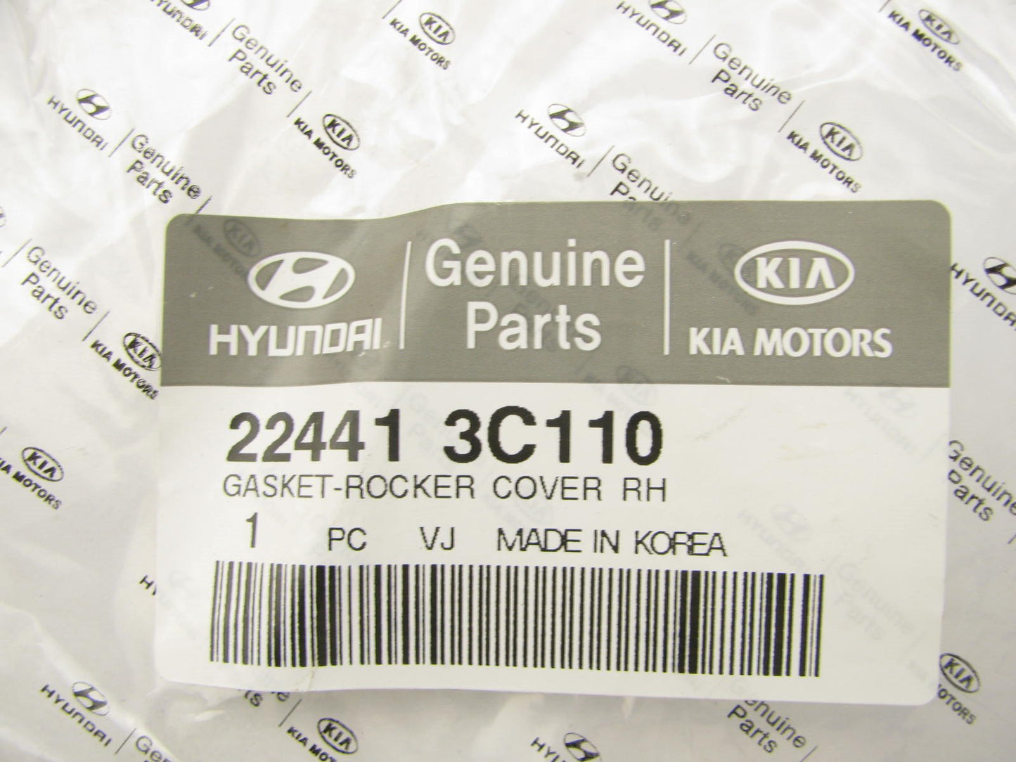NEW - OEM 224413C110 Right Valve Cover Gasket For 2006-2012 Kia 3.3L 3.8L V6