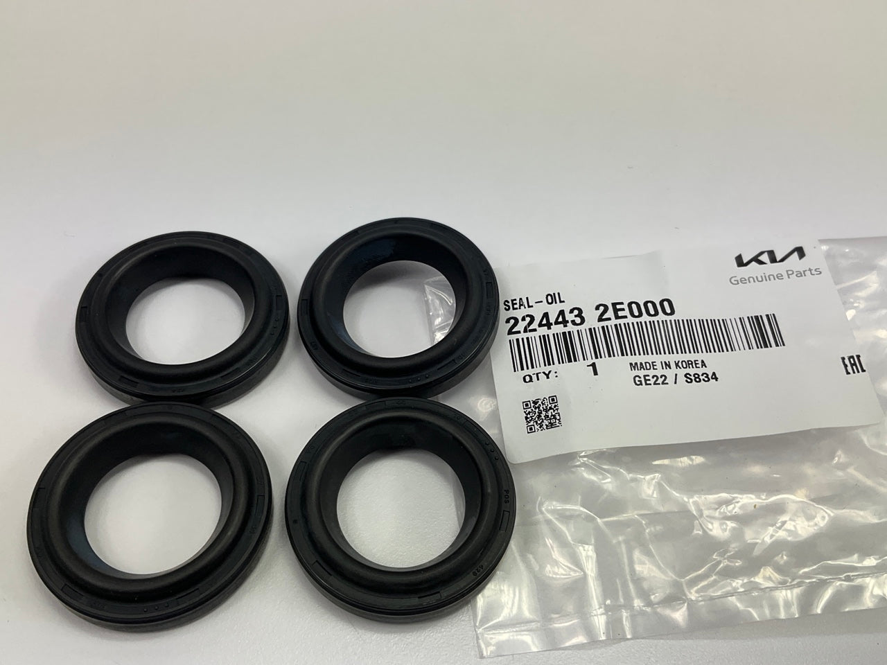 (4) NEW Spark Plug Tube Seals OEM For Kia 224432E000