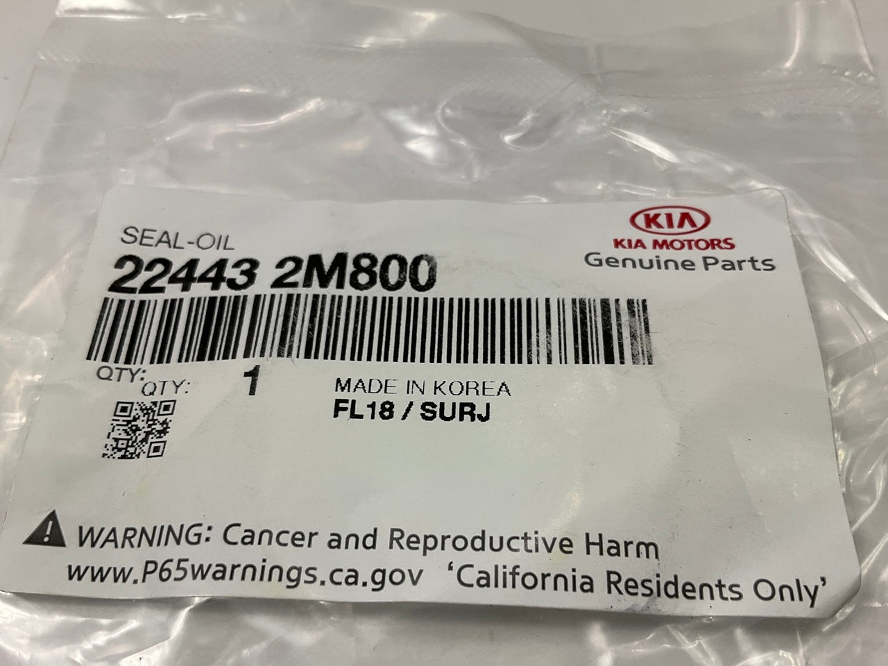 NEW GENUINE Spark Plug Tube Seal OEM For Kia 224432M800