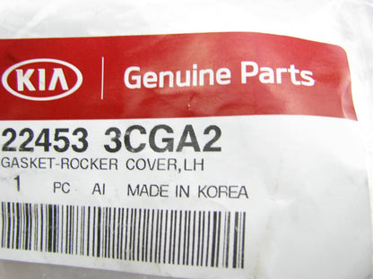NEW GENUINE - LEFT Valve Cover Gasket OEM For Kia 224533CGA2