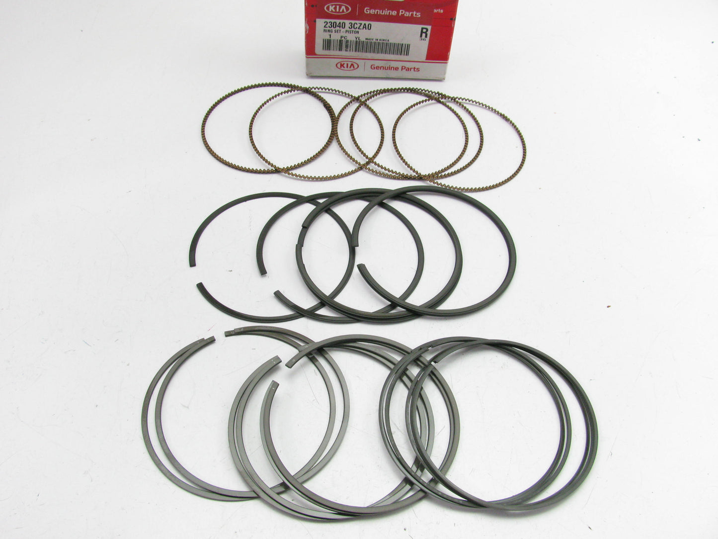NEW - OEM 230403CZA0 Engine Piston Ring Set .010'' For 2009-2013 Kia Sorento 3.5L