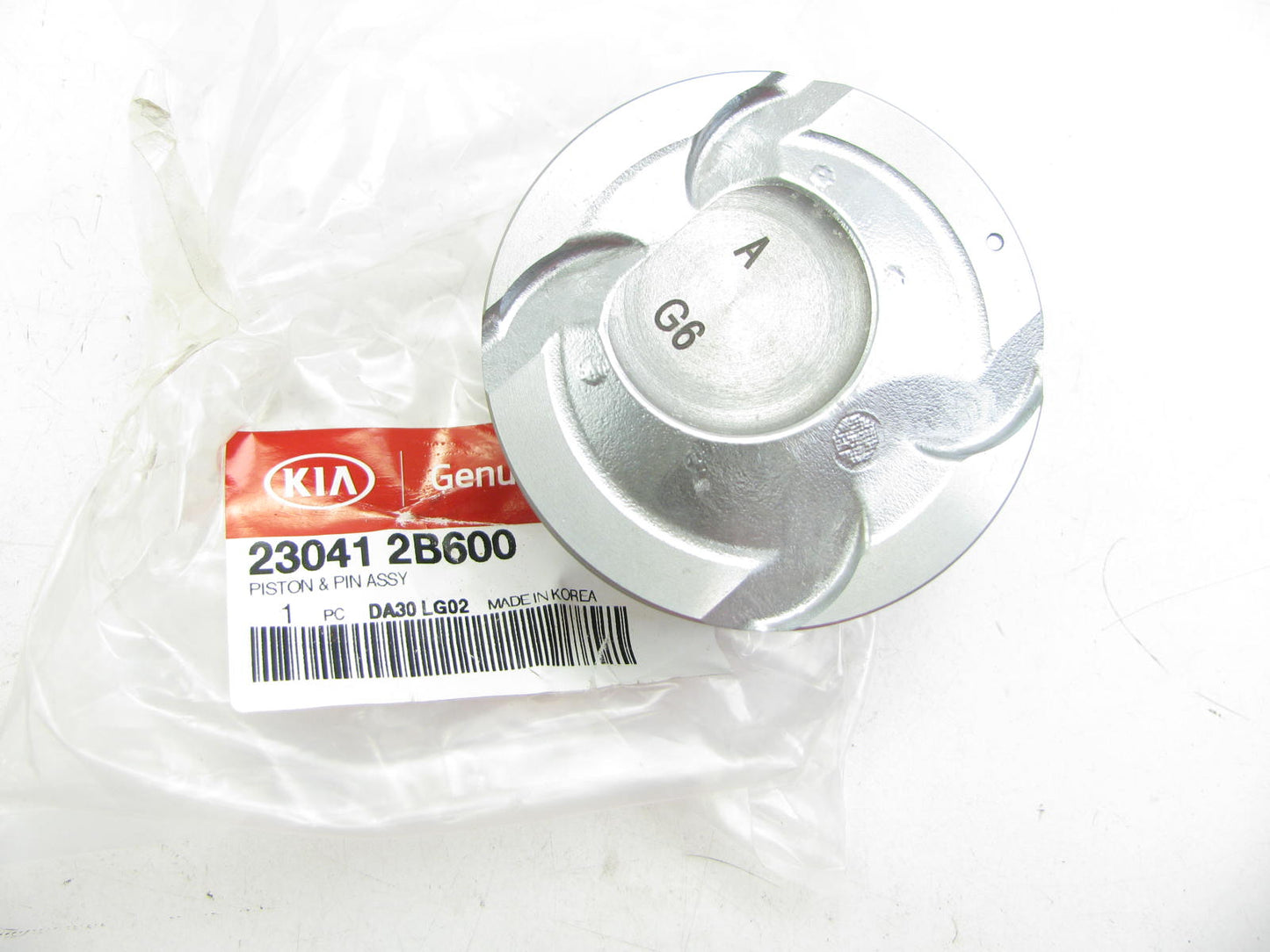 NEW - OEM 230412B600 Engine Piston STD For 2012-2017 Kia 1.6L-L4