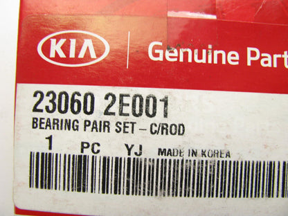New Connecting Rod Bearings Grade A Blue OEM For 14-18 Forte, Soul 230602E001