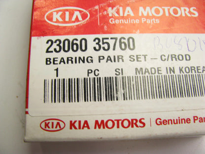New OEM Engine Connecting Rod Bearings PAIR RED For Kia 2306035760