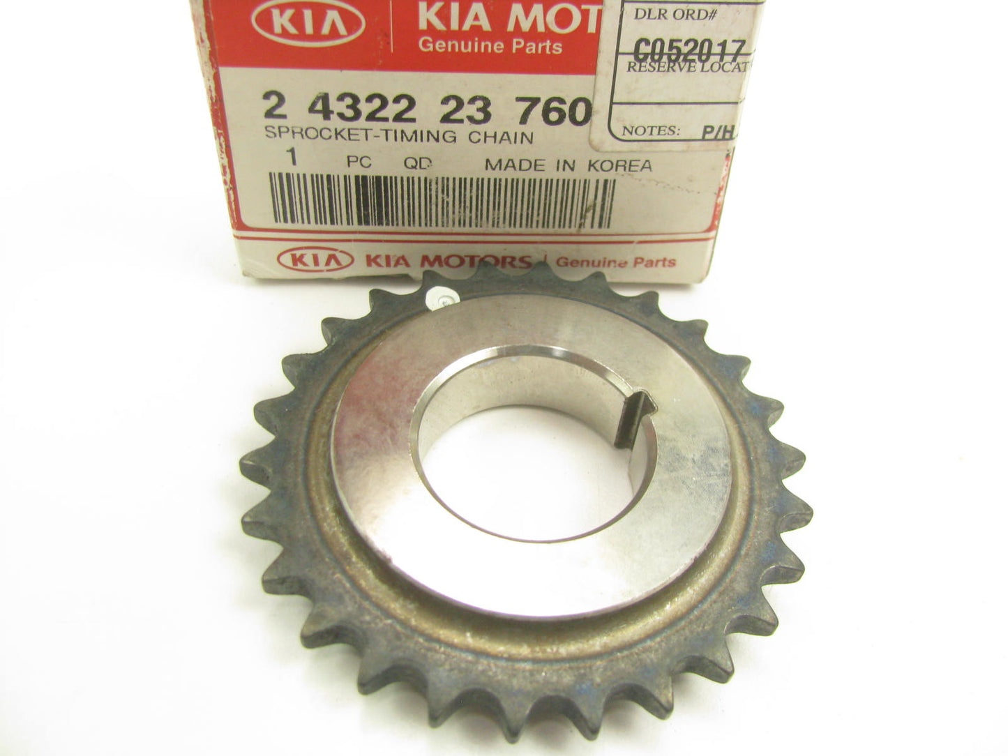 NEW - OEM Genuine VVT Timing Camshaft Sprocket Gear For Kia 2432223760