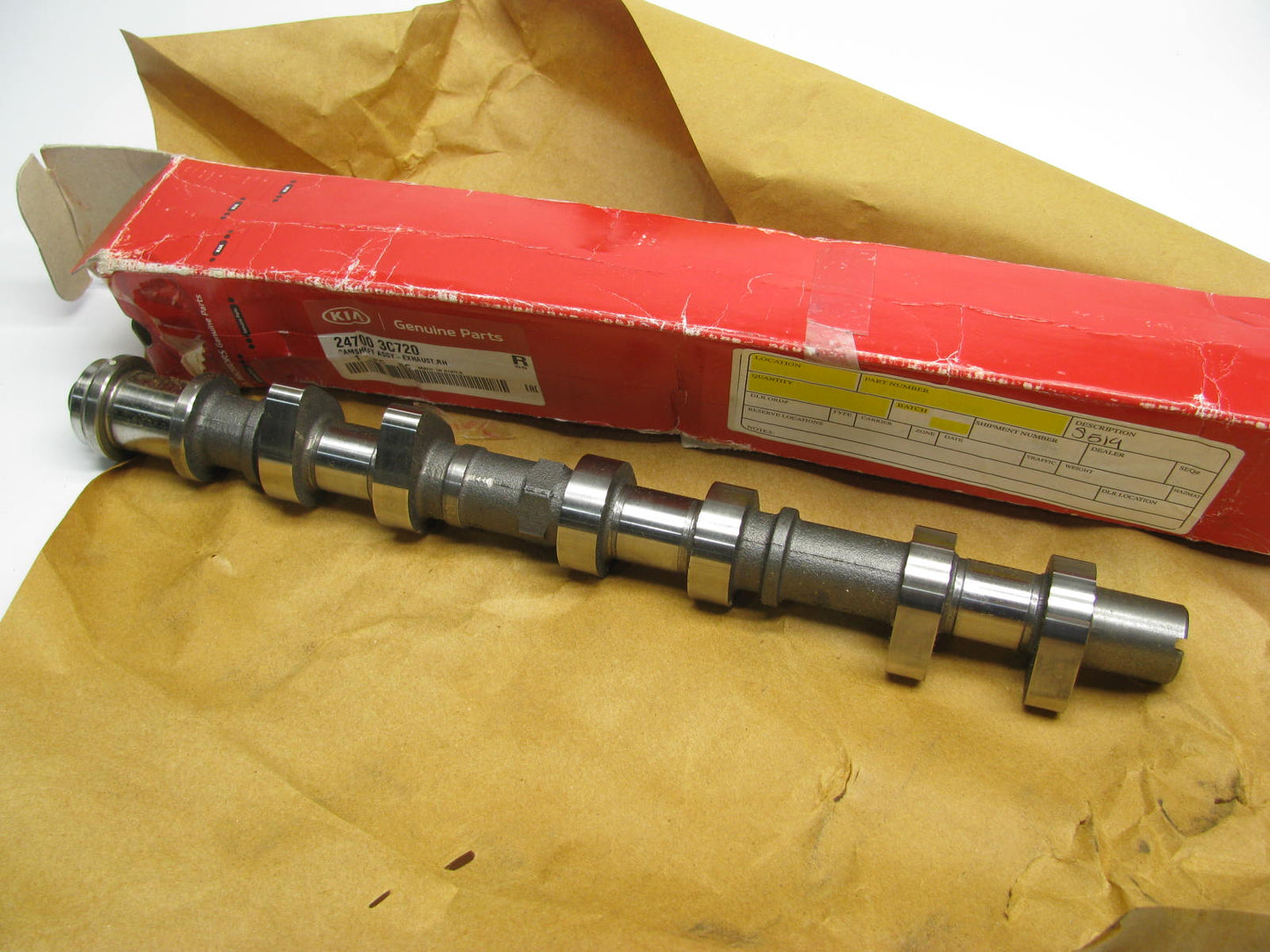 NEW - OEM 247003C720 RH Exhaust Camshaft For 2006-2008 Kia Sorento V6