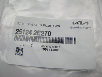 NEW Water Pump Gasket, Lower OEM For 2017-2020 Kia Optima HYBRID ONLY 251242E270