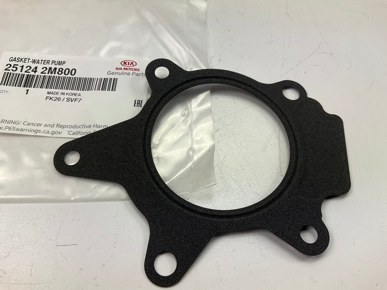 NEW - OEM 251242M800 Water Pump Gasket For 2021-2024 Kia 1.6L-L4