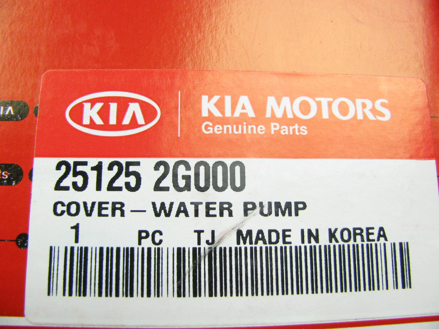 251252G000 Engine Water Pump Housing Cover OEM For 2006-2013 Kia 2.0L 2.4L