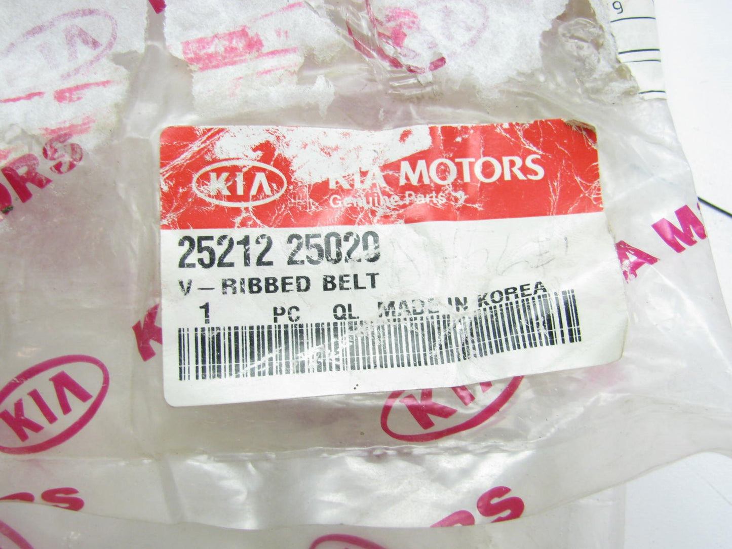 New Genuine Serpentine Belt OEM For KIA 2521225020