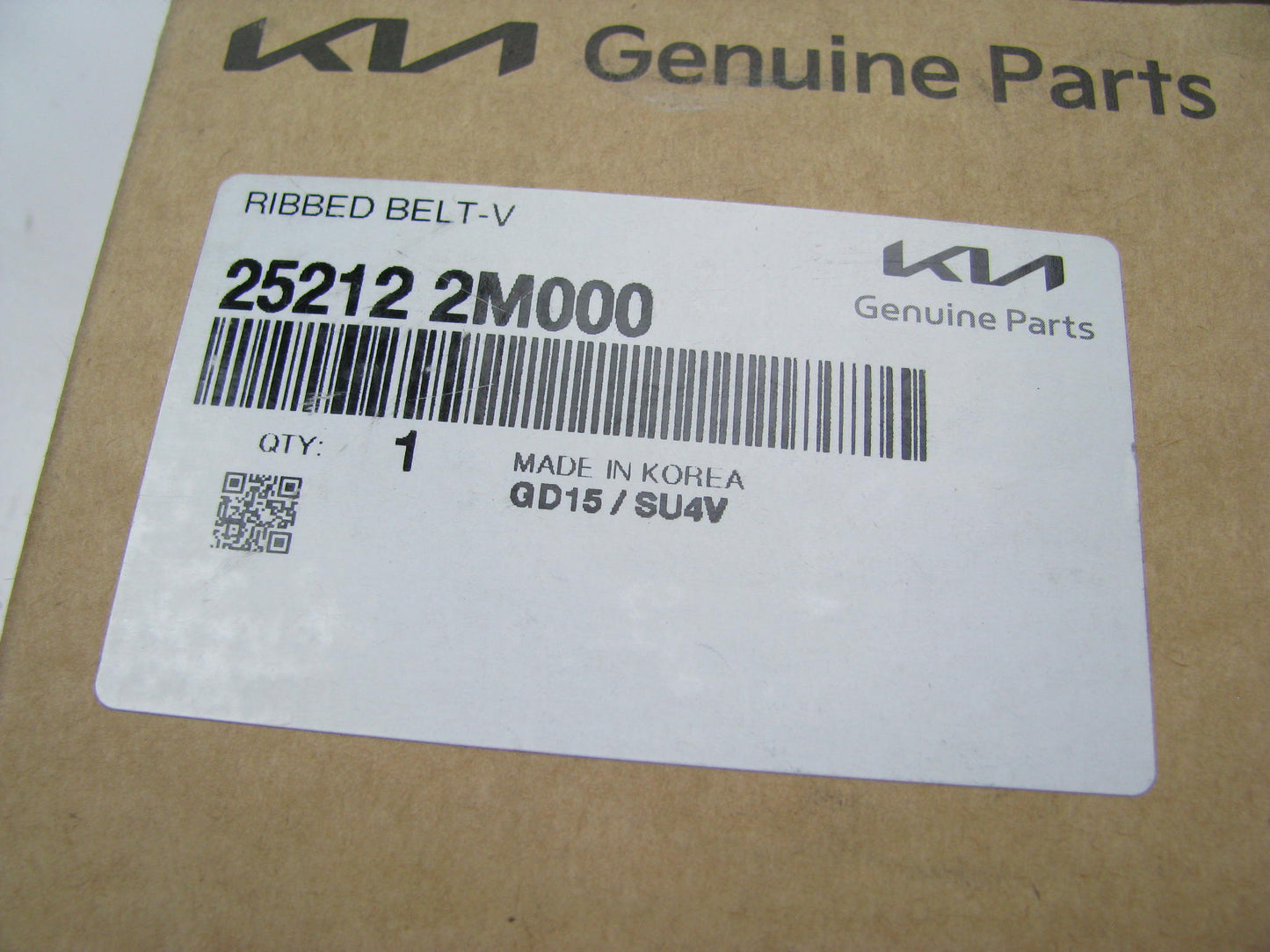 NEW Serpentine Belt OEM For 2021-2024 Kia K5, 20-23 Rio 1.6L Engine 252122M000